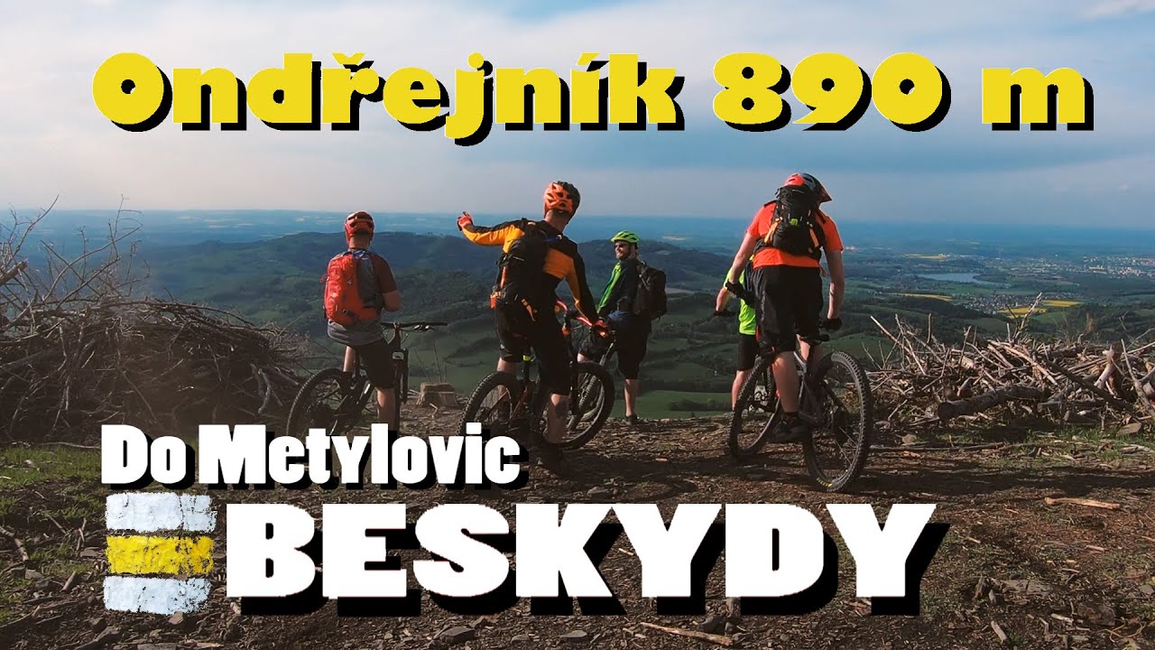 MTB-ENDURO Beskydy Ondřejník 890 m (dolů po žluté do Metylovic) 4K