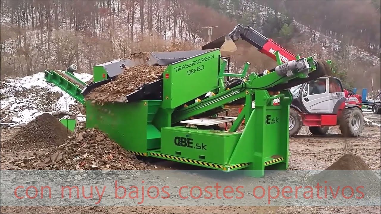 Cribadora Vibrante o Vibratoria de Gran Producción. ☝ Hasta 150 t/h. Modelo DB-80