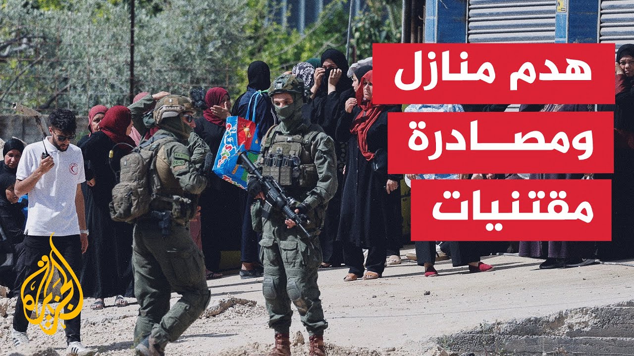 قوات الاحتلال تمنع سكانا ستهدم منازلهم بمخيم طولكرم من الدخول لأخذ متعلقاتهم الخاصة