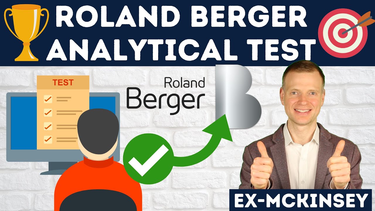 Roland Berger Analytical Test: How to crack the RB consulting online test 🎯