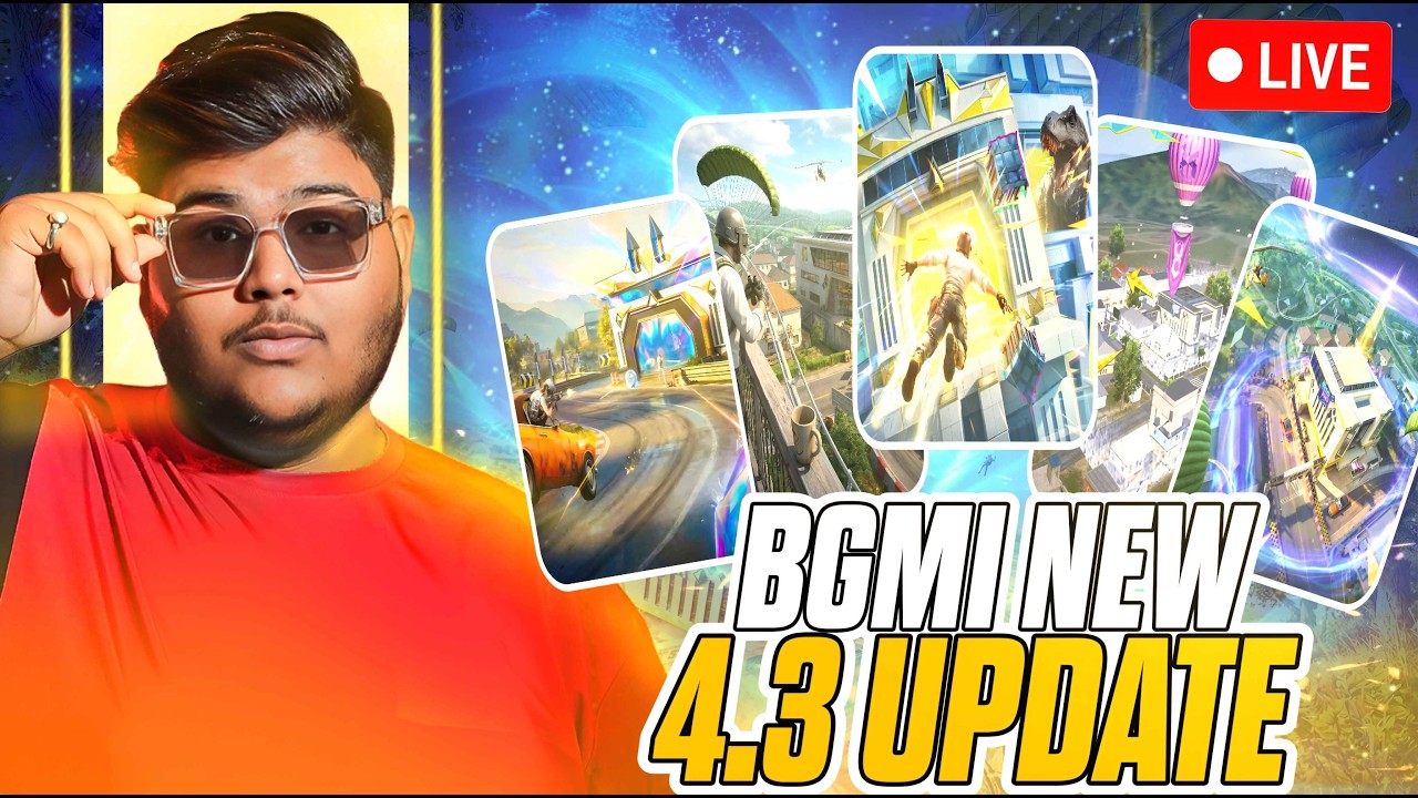 🇮🇳 BGMI NEW UPDATE 4.3 LIVE 😱 | NEW APOLLO CAR IS HERE   | HYDRA MASTIZONE