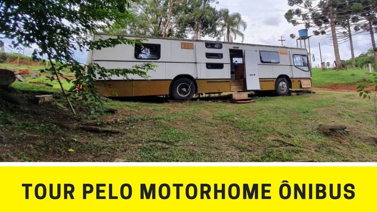 Tour pelo Motorhome Ônibus | Era um ônibus urbano (Ligeirinho inter 2)