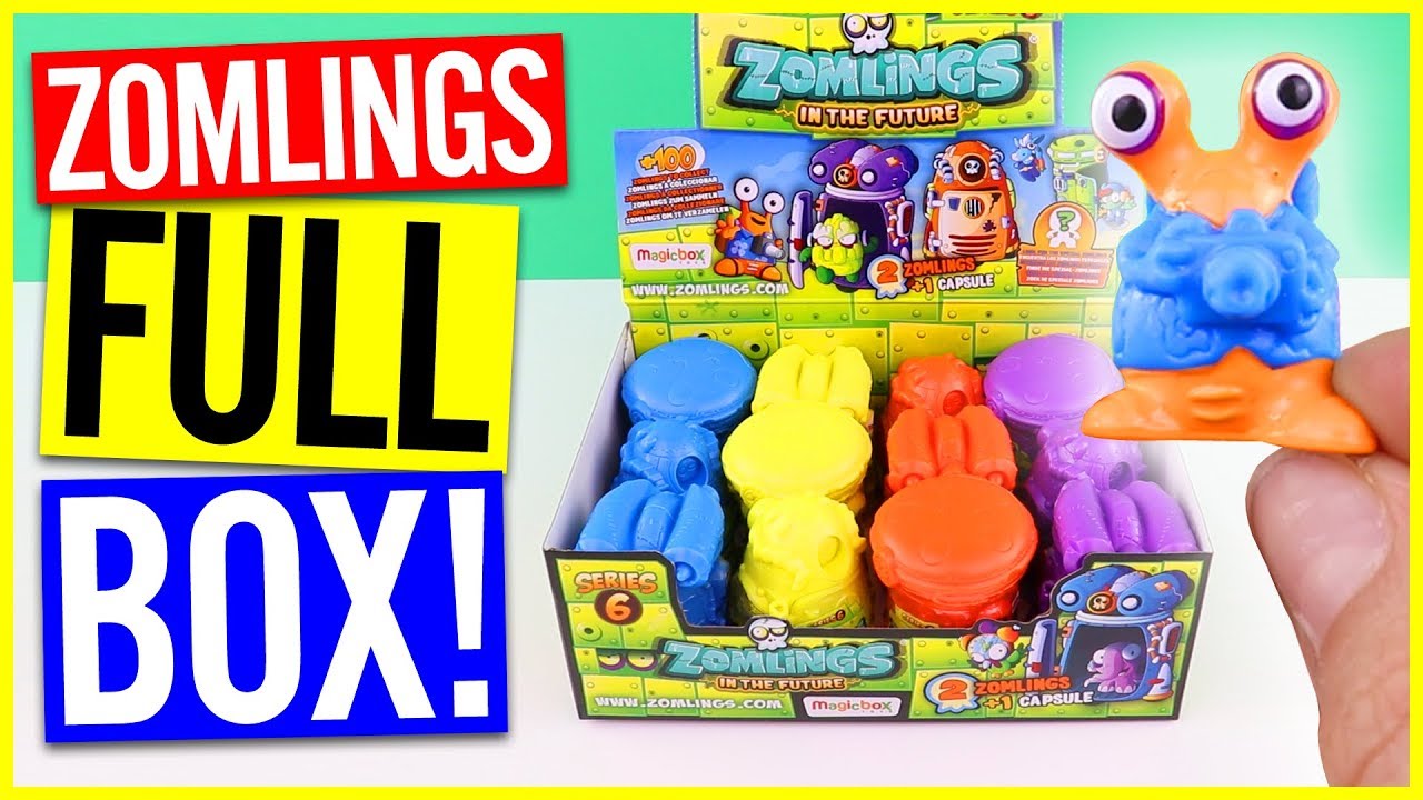 Zomlings Series 6 In The Future FULL BOX Opening! ULTRA-RARE FOUND!