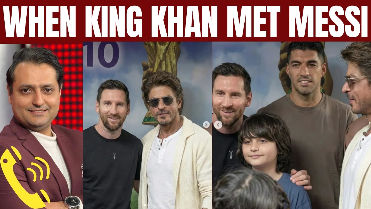 Shah Rukh Khan meets Lionel Messi, creating a viral moment for the ages  |Sports Today