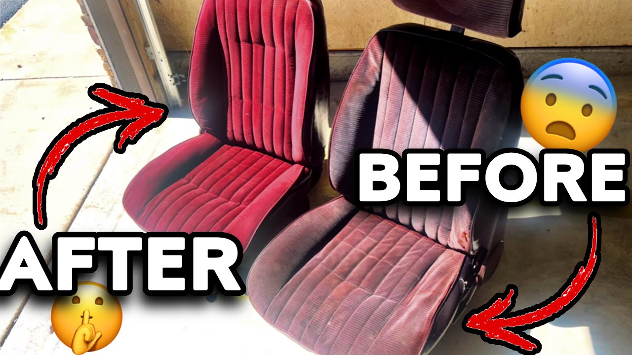 GBODY SEATS REFINISHED | No Upholstery Needed (Monte Carlo SS, Regal, Cutlass, Malibu) #gbody #ss