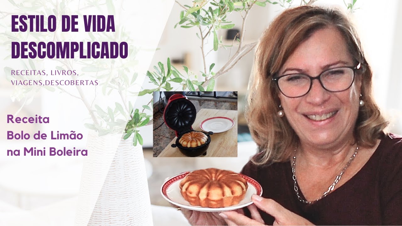 🍰 🍋 Receita de Bolo de Limão em Menos de 10 Minutos +  Cura do Teflon da Mini Boleira elétrica