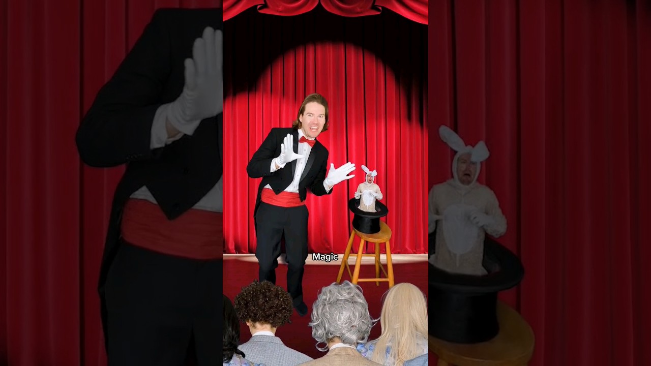 Magician's Rabbit 🪄 #comedy #magic #shorts
