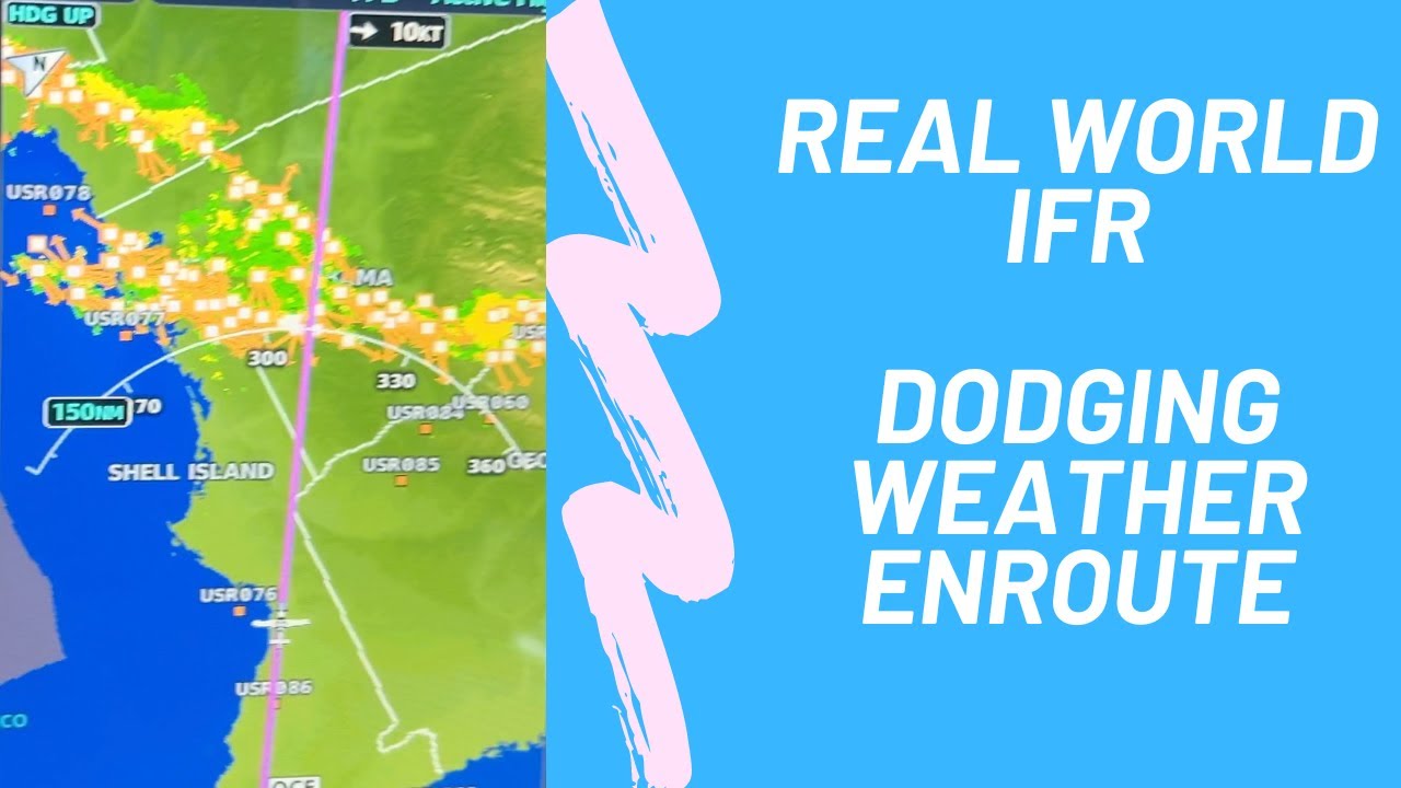 Real World IFR | Dodging Weather Enroute