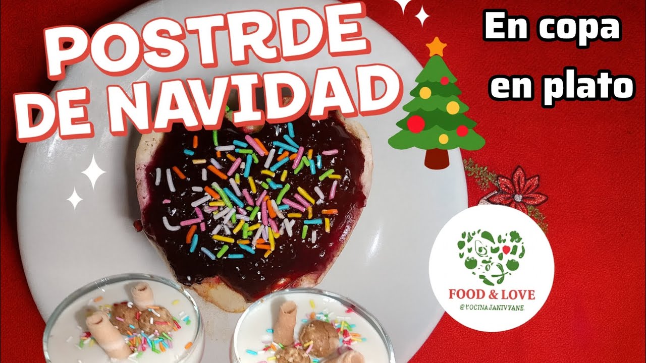 POSTRE DE Navidad 🎄 Crema de cuajada queso de cabra y chocolate 🎄