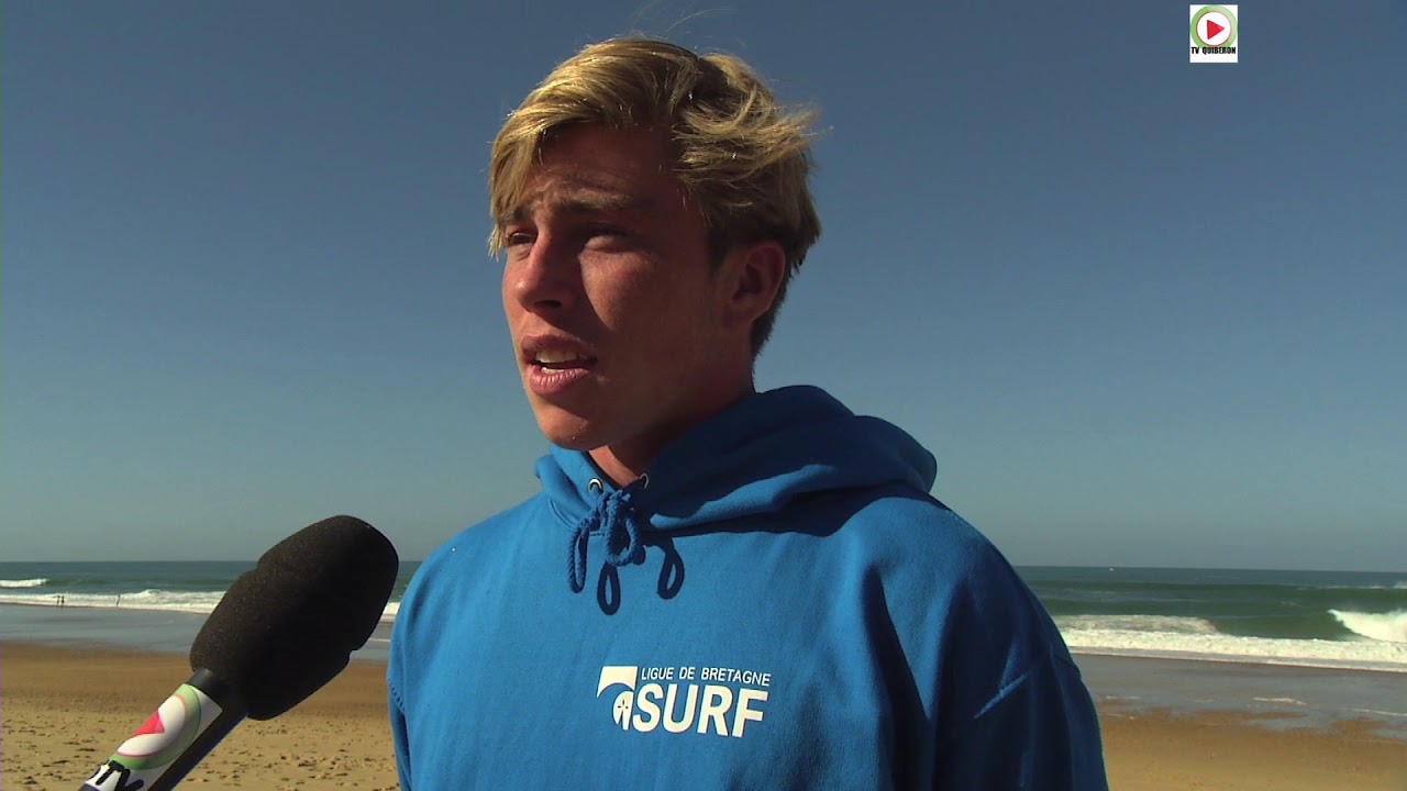 SURFING  | Th&eacute;o Julitte espoir du Surf Breton   |  TV Quiberon 24/7