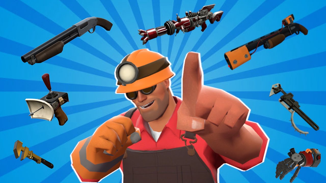 Обзор каждого оружия инженера в TF2... с мемами