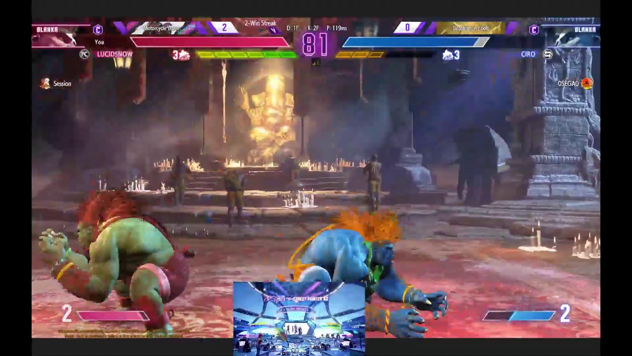 SF6 Session sets in the hub