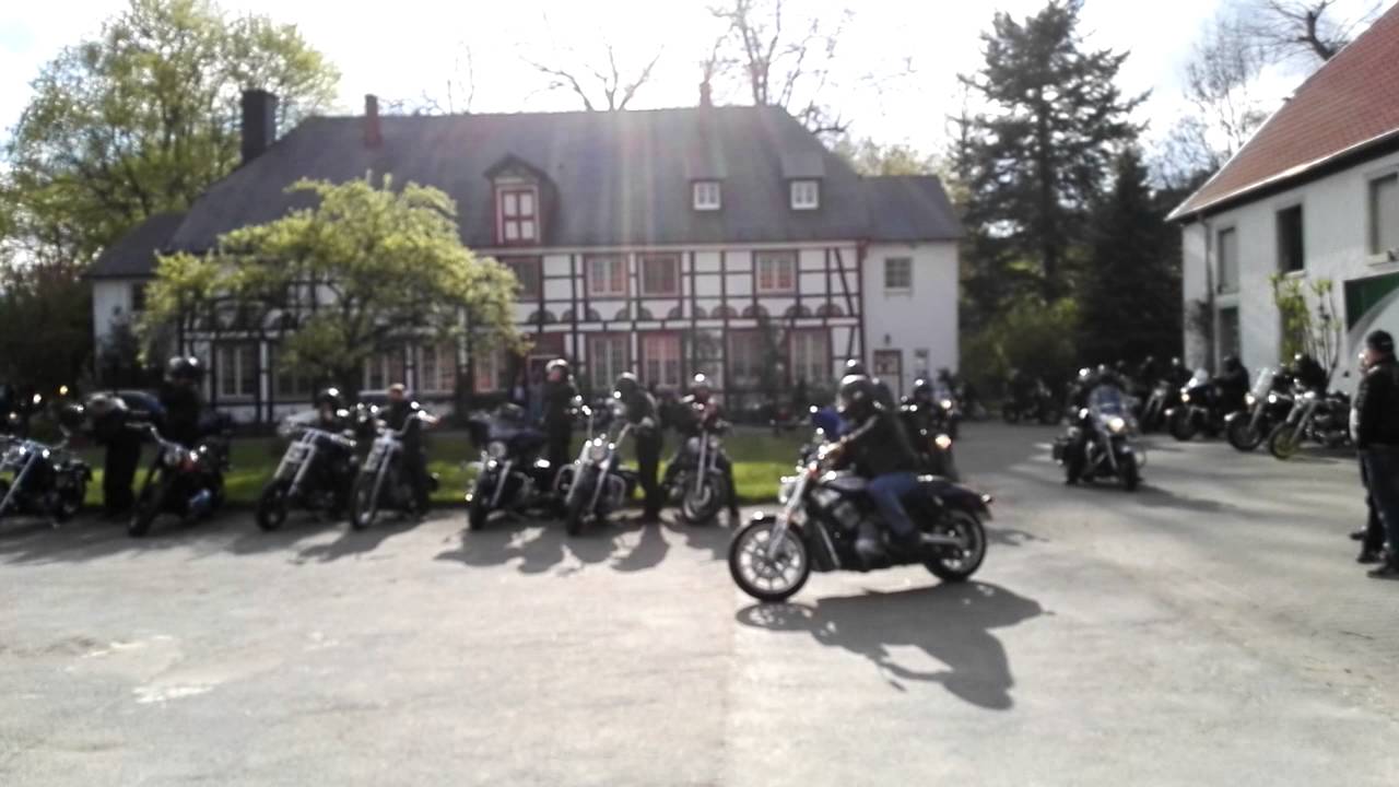 Ankunft Party Location Free Eagles MC Germany April 2016