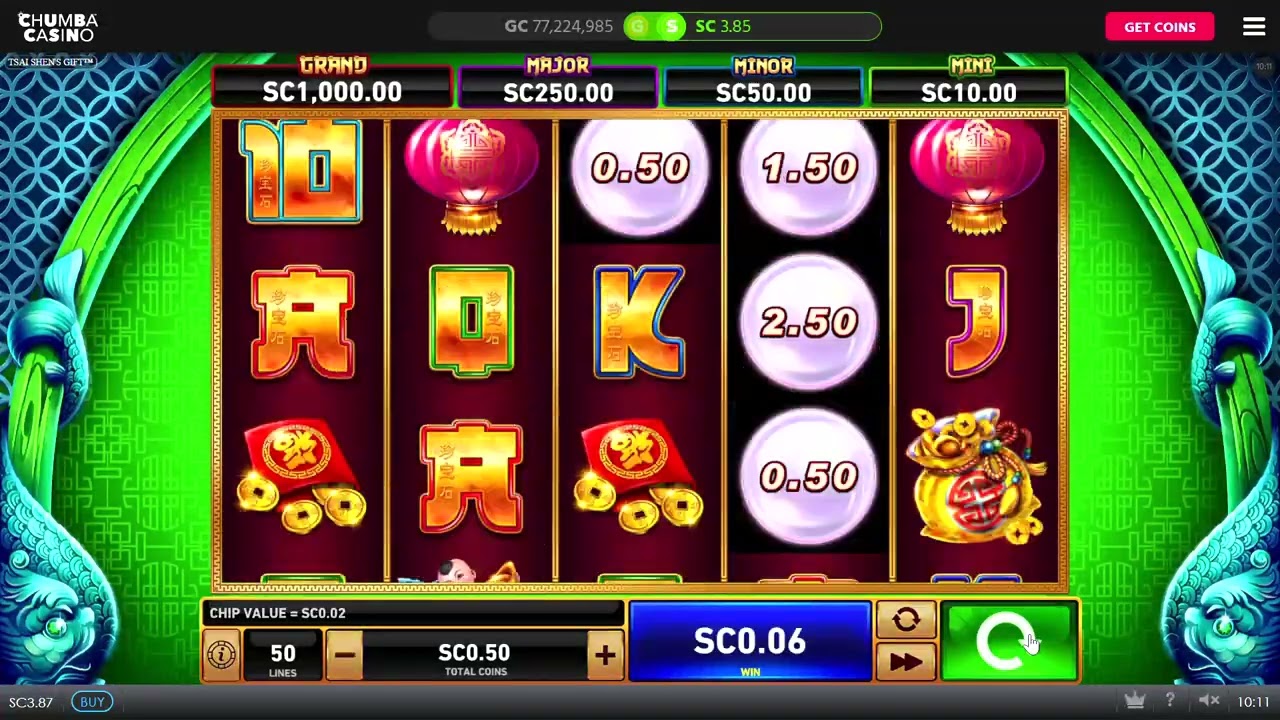 Chumba Casino BIG WIN!!! Trying a new strategy on TSAI GIFT SHOP! This game never lets me down!