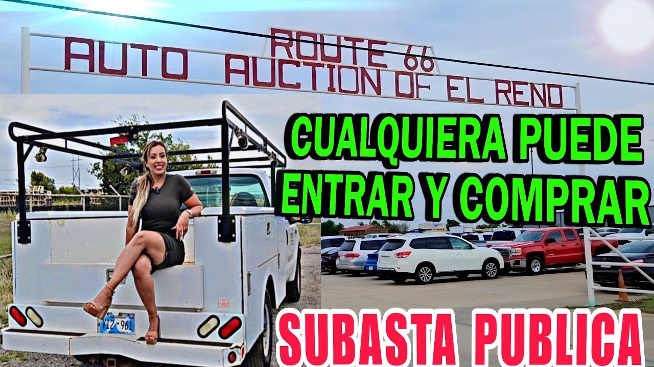 CON CUALQUIER ID PUEDES COMPRAR EN ESTA SUBASTA PUBLICA ROUTE 66 EL RENO AUTO AUCTION