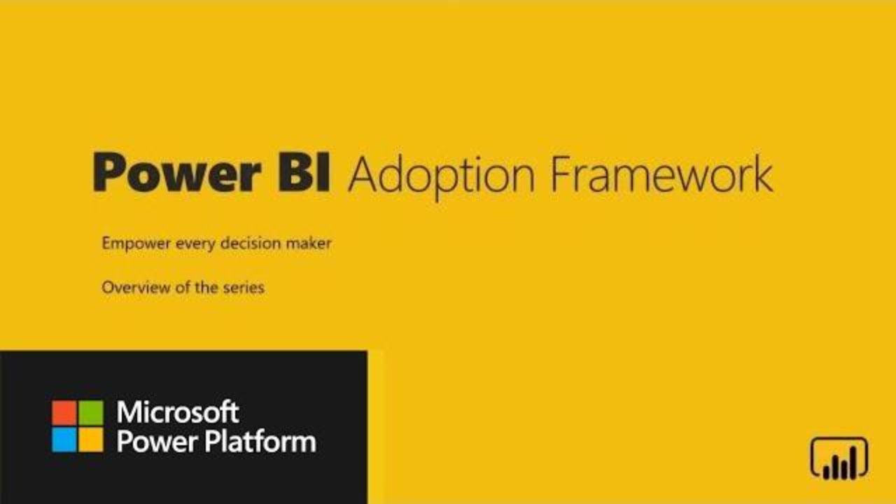 Введение в серию: Часть 1 | Структура внедрения Power BI