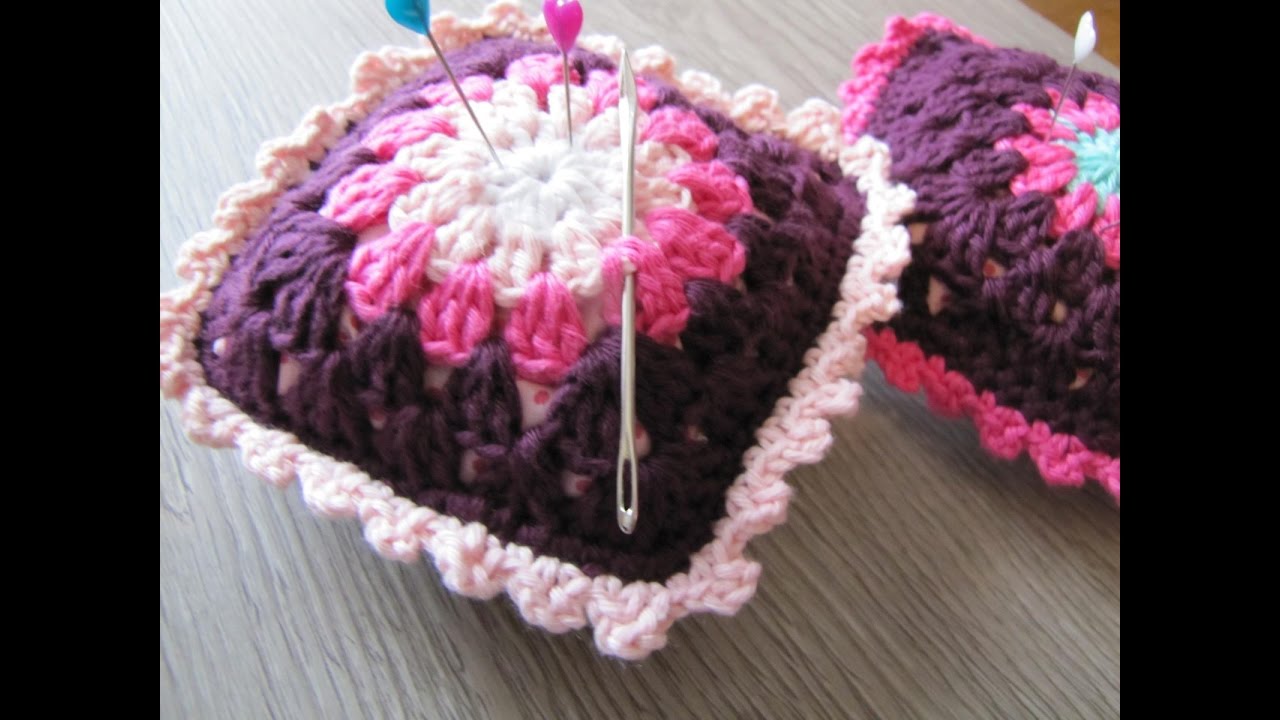 NADELKISSEN im Granny Style häkeln DIY *****