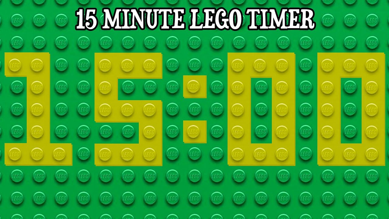LEGO || 15 Minute LEGO Timer Countdown