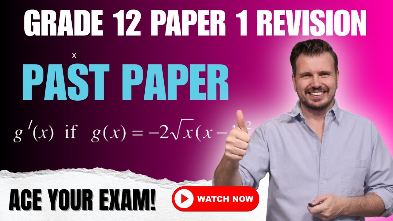 Grade 12 Maths Paper 1 | Calculus | NSC Past Paper 2025 | Matric Exam Prep ( NSC | CAPS | DBE)