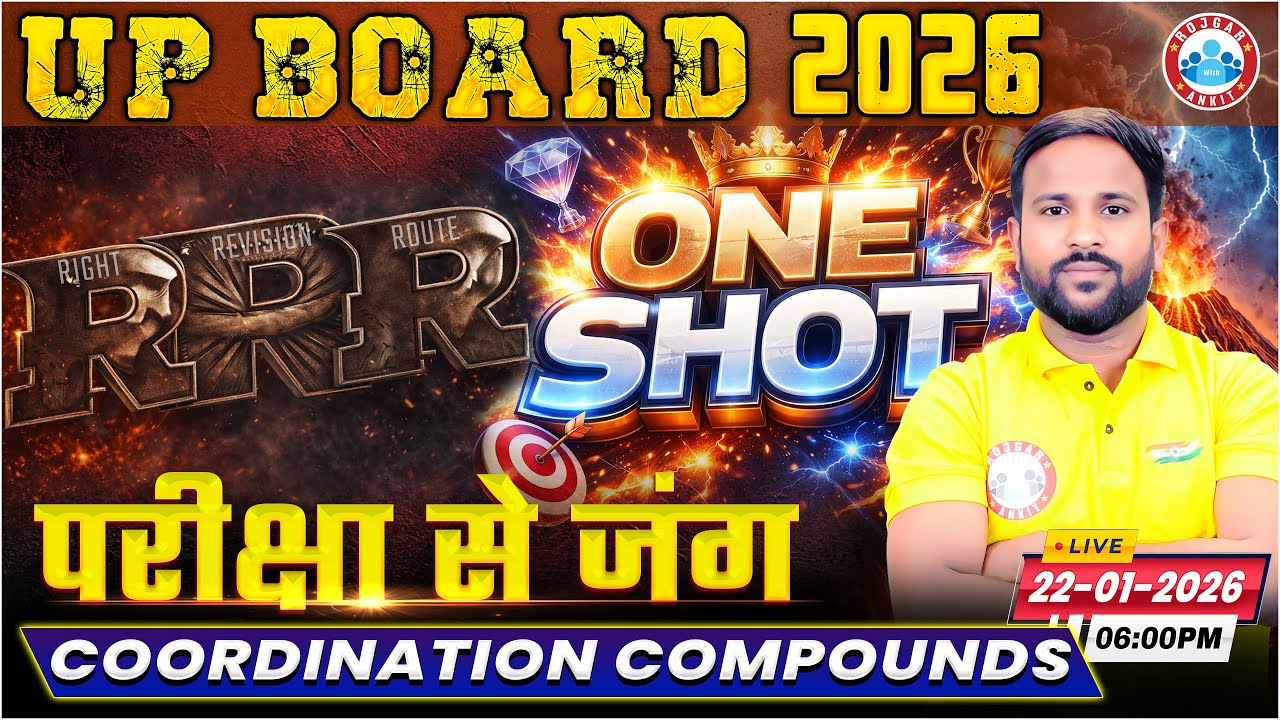 Coordination Compounds RRR (Right Revision Route) One Shot | Class 12 Chemistry | UP Board RWA