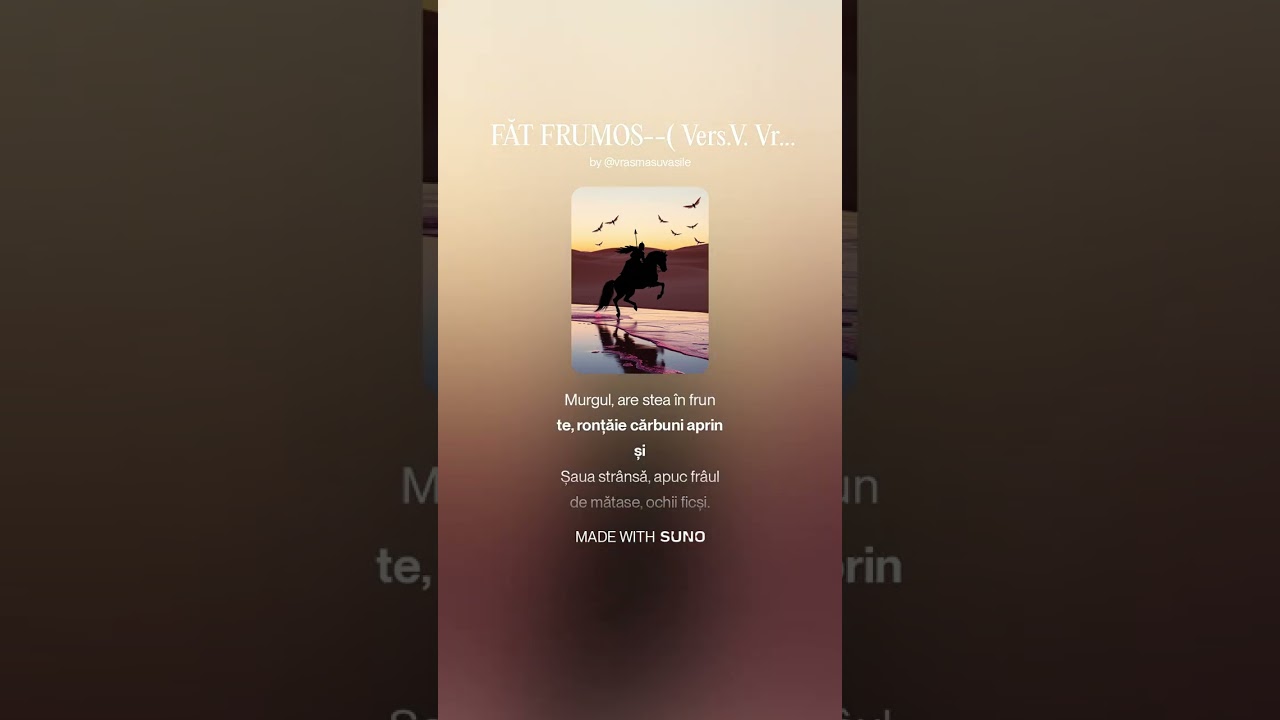 FĂT FRUMOS-(Vers,V.Vrasmasu)