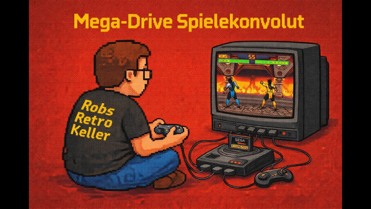 Mega Drive Spielekonvolut - Einkauf