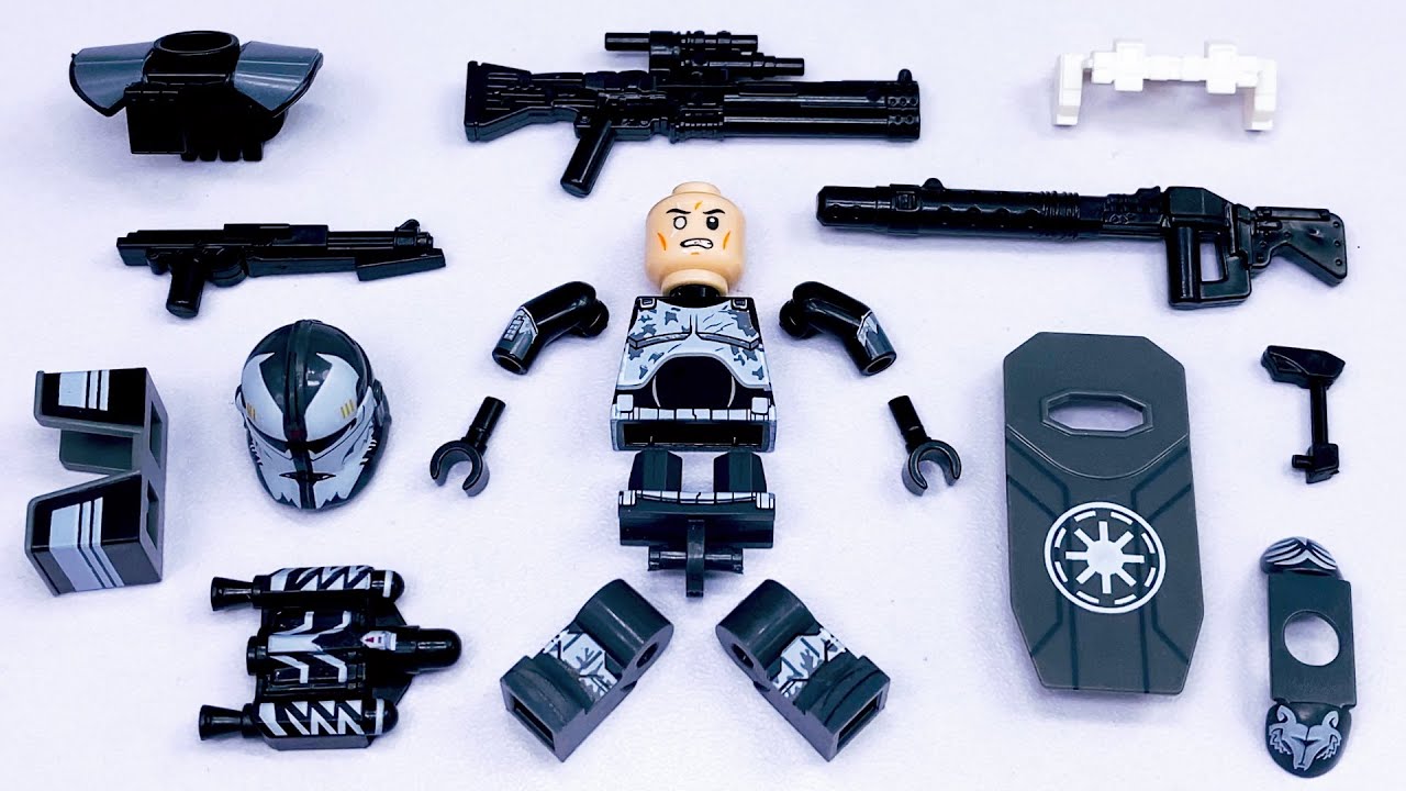LEGO Star Wars: Клоны-пехотинцы Волчьей стаи 104-го батальона | Неофициальные минифигурки