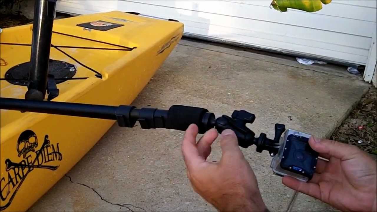 gopro pole kayak mount
