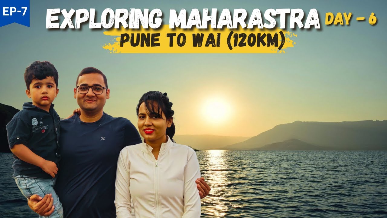Exploring Sinhagad Fort & Drive to Wai 🚗 Family Maharashtra Road Trip in Renault Triber