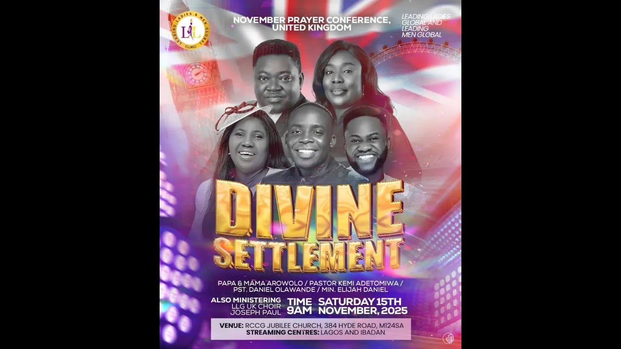 LLG Conference UK | Divine Settlement | November 2025