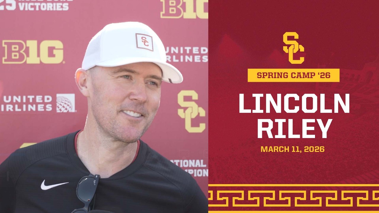 USC HC Lincoln Riley | Trojan Football Spring Camp 3.11.26