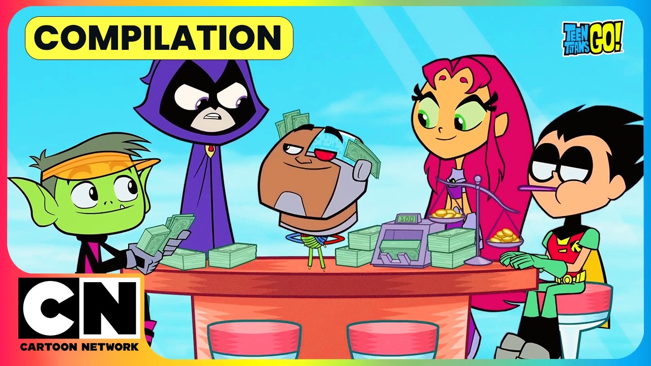 Richest Titan Ever?!🤑💸| Teen Titans Go💝| Cartoon In English😆 | Cartoon For Kids🥳| @cnindia ​