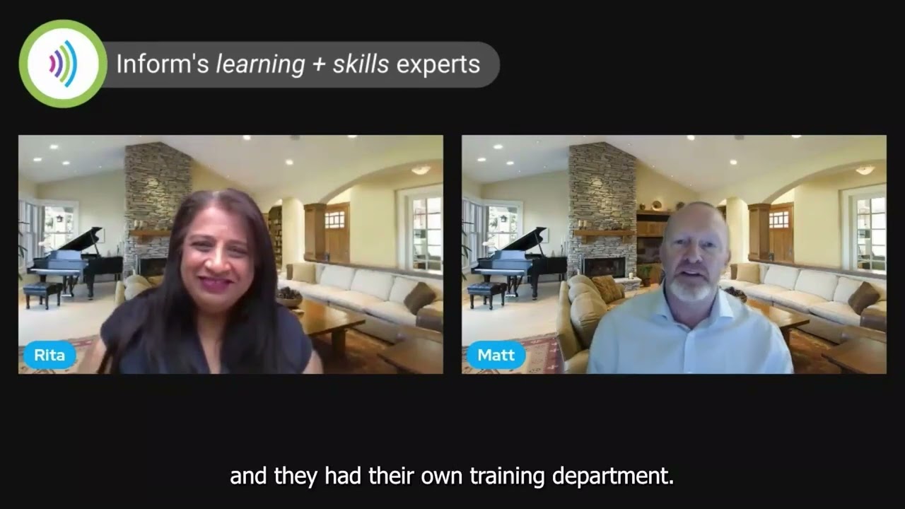 Meet Rita and Matt &ndash; Inform's learning + skills experts