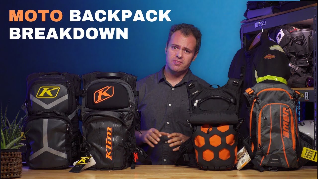 ADV Motorcycle Backpack Breakdown