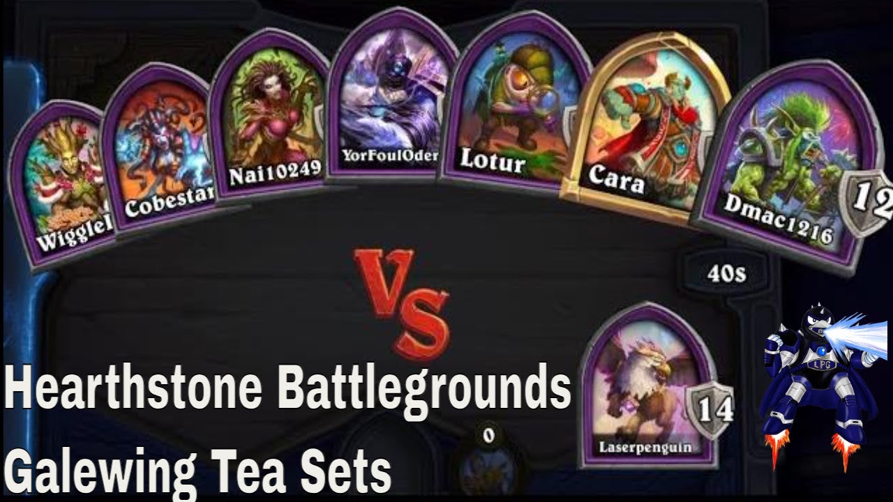 Чайные сервизы Galewing для Hearthstone Battlegrounds