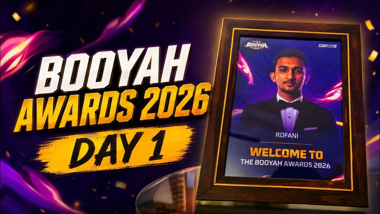Booyah Awards Welcome Party 2026 😍 All Free Fire Creators In 1 Frame 😱 - ROFANI