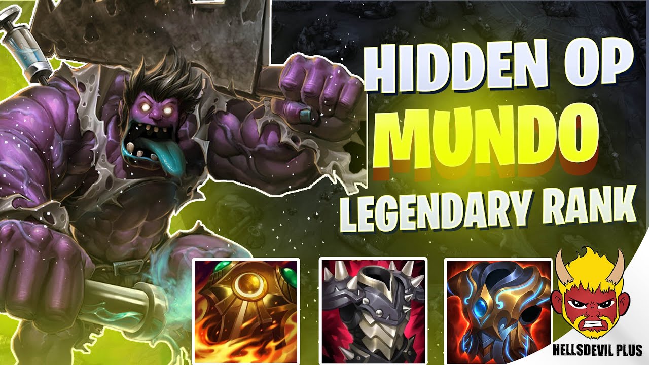 Джунгли Доктора Мундо скрыты, ОП! (Легендарный Que) &mdash; Геймплей Wild Rift HellsDevil Plus