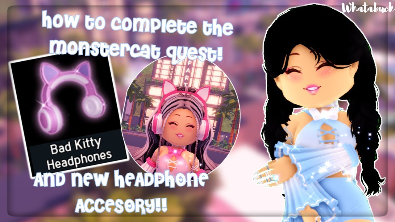 How to Complete the Monstercat Quest + NEW! Accessory  🎧🎶 | Royale High Update