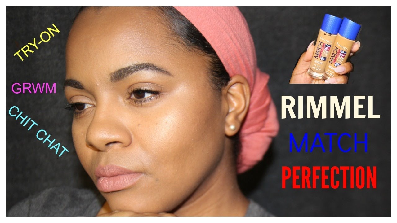 RIMMEL MATCH PERFECTION FOUNDATION | FIRST IMPRESSION | GRWM