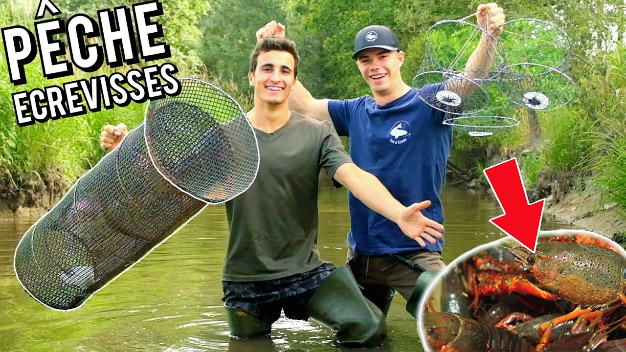 Pêcher beaucoup d'écrevisses ultra facilement et les manger directement !! (feat 