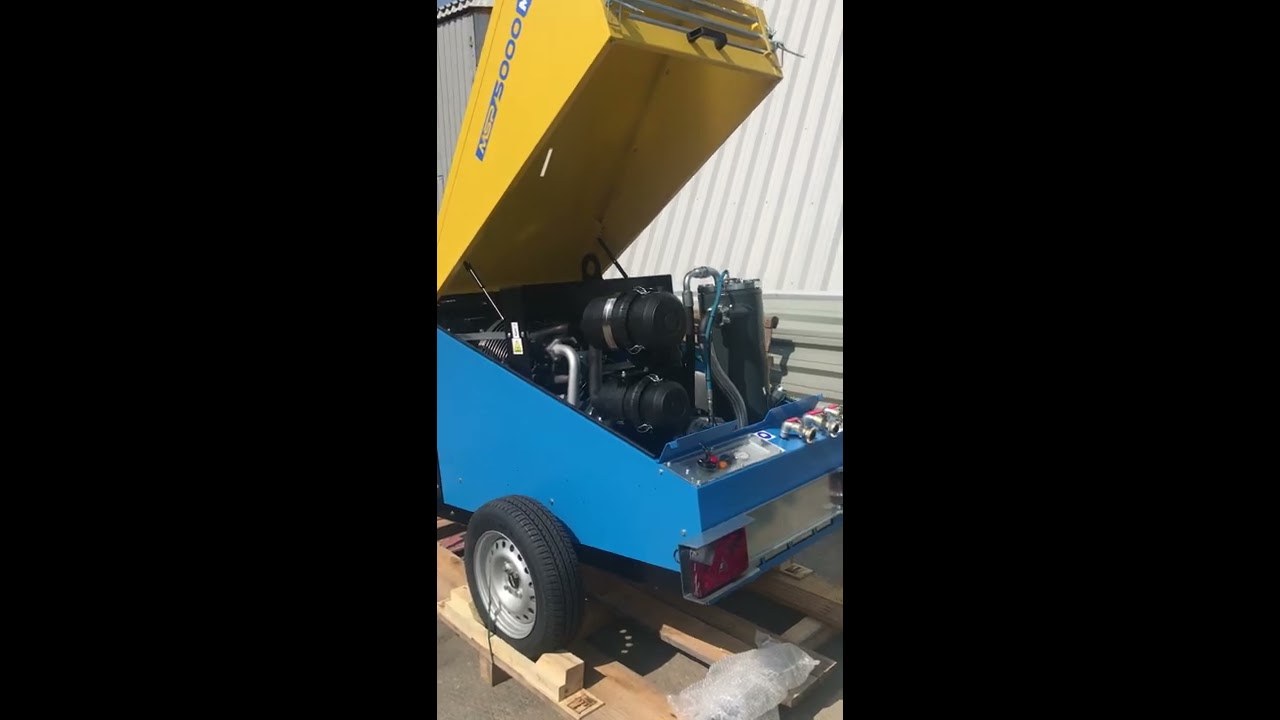 Компрессор дизельный передвижной MAC3 MSP5000  (Франция) Portable compressor mac3 MSP5000