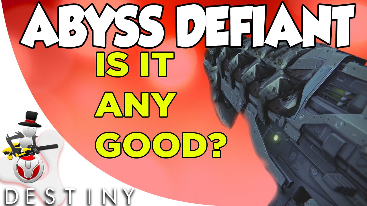 Destiny - Abyss Defiant FULLY UPGRADED - Weapon Review (Hard Raid Primary - Solar Damage Auto Rifle)