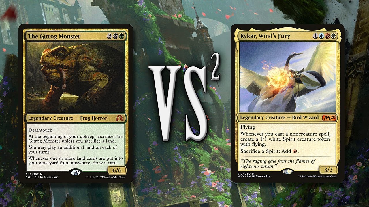 The Gitrog Monster vs Kykar Wind's Fury | 1v1 Commander EDH gameplay | eedi H tribalkai