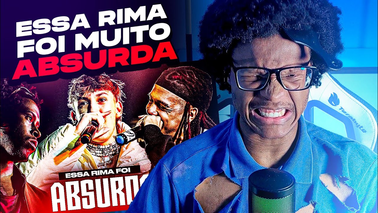 50 RIMAS simplesmente ABSURDAS! ⚡| React [Centro das Batalhas]
