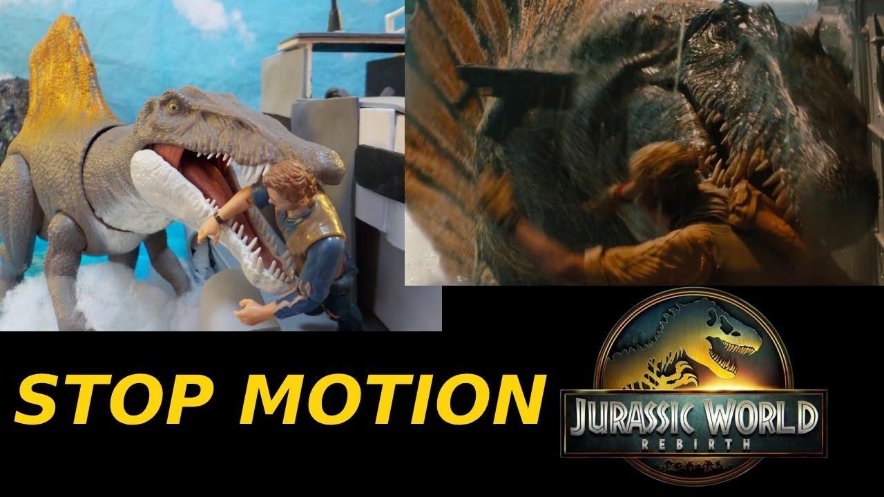 Jurassic world Rebirth en stop motion