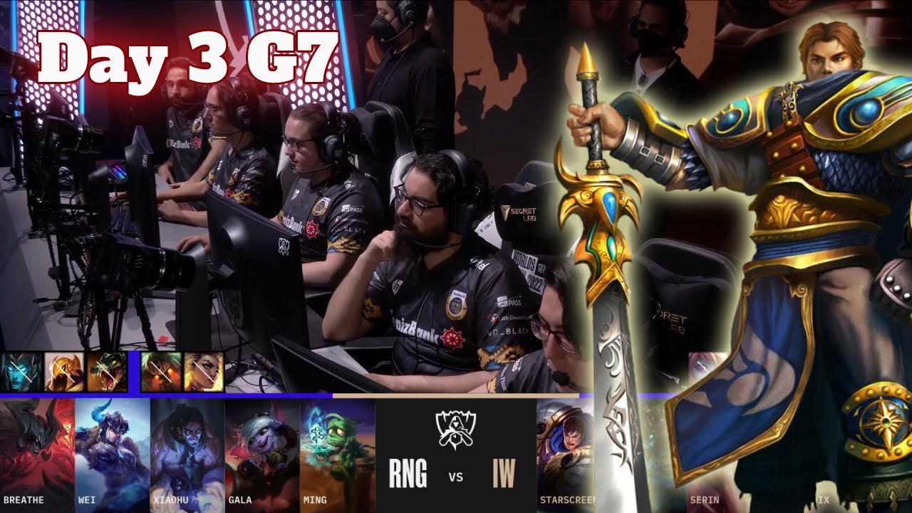 RNG vs IW | Day 3 LoL Worlds 2022 Play-Ins | Royal Never Give Up vs Istanbul Wildcats