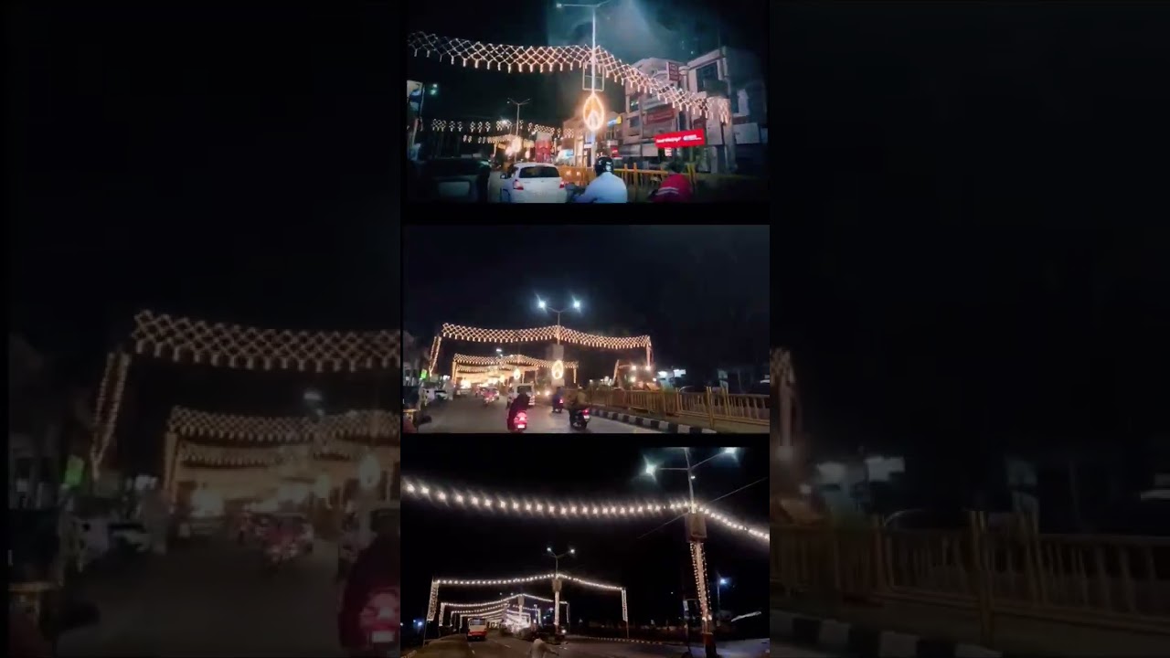 Joyful vibes!🤩✨#hassan #festivalJoy#NightLights#hasanambatemple #hassanCity