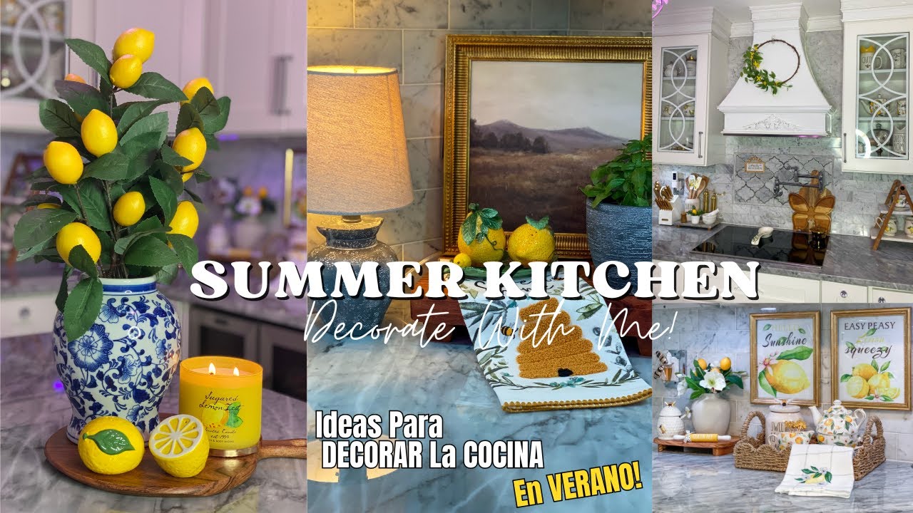 🍋🌻Decorando Mi Cocina Y Estación De Café Para Verano 2024 | Ideas De Decoración 2024