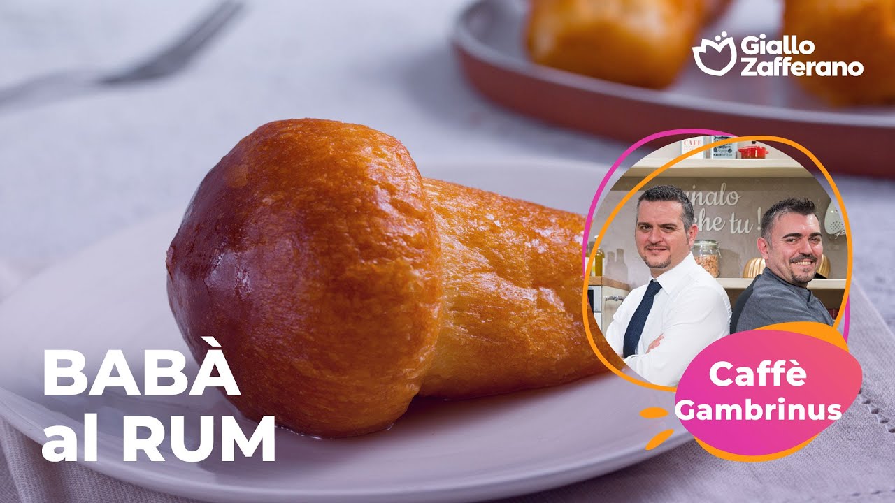 BABÀ al RUM: il DOLCE NAPOLETANO con la RICETTA del CAFFÈ GAMBRINUS🥰✨