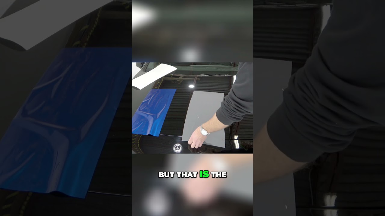 Removing  Wrinkles - Squeegee Techniques Revealed! #wraps #ppf #vinylwrap #carwrap